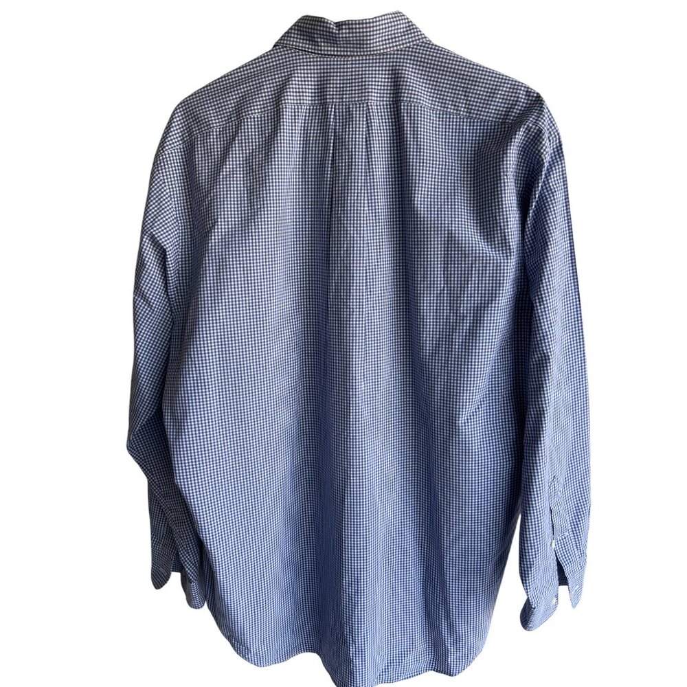 Ralph Lauren Blake button-down shirt size L large blue white gingham - Picture 4 of 4